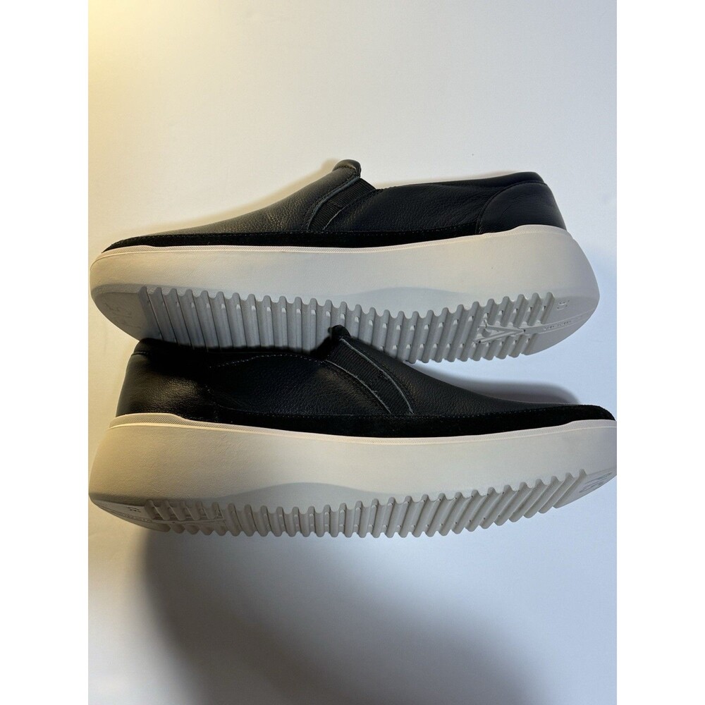Vionic Platform Slip On Shoes Womens Size 9 Black Leather Kearny Sneaker - Picture 8 of 14